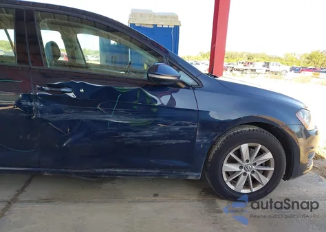 2017 Volkswagen Golf Tsi S 4-Door/Tsi Se 4-Door/Tsi Sel 4-Door/Tsi Wolfsburg Edition 4-Door из США, поврежденный, VIN 3VW217AU8HM035892